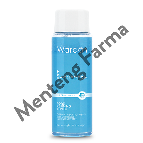 Wardah Acnederm Pore Refining Toner 100 mL - Toner Untuk Mengecilkan Pori-Pori - Menteng Farma