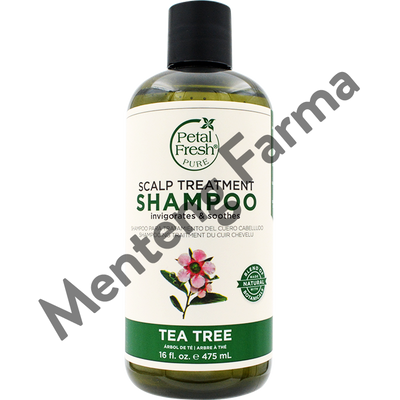 Petal Fresh Pure Shampoo Tea Tree 475 mL - Merawat Kulit Kepala dan Rambut - Menteng Farma