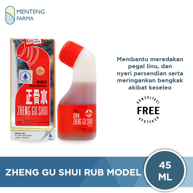 Zheng Gu Shui Rub Model 45mL - Menteng Farma