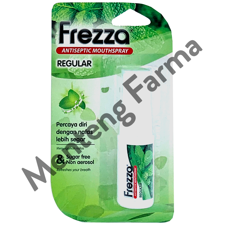 Frezza Antiseptic Mouthspray Regular 13mL - Penyegar Mulut Sugar Free - Menteng Farma