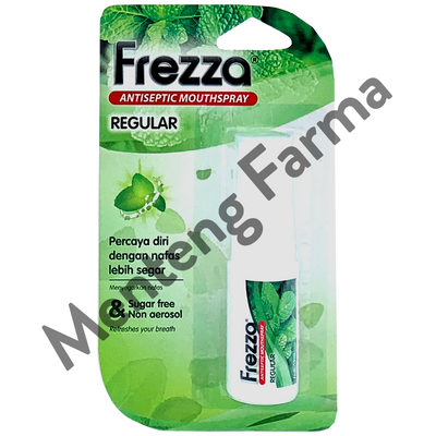 Frezza Antiseptic Mouthspray Regular 13mL - Penyegar Mulut Sugar Free - Menteng Farma