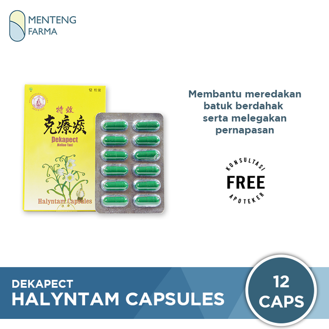 Dekapect (Halyntam Capsules / Keliao Tan) - Menteng Farma