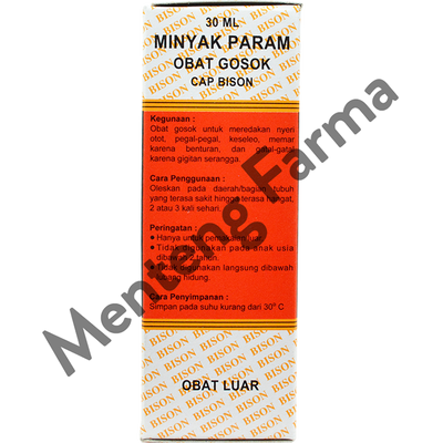 Minyak Param (Obat Gosok) 30 ml - Menteng Farma