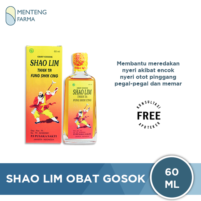 Obat Gosok Shao Lim (Thiek Ta Fung Shek Cing) - Menteng Farma