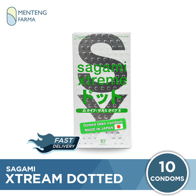 Kondom Sagami Xtreme Dotted - Isi 10 - Menteng Farma