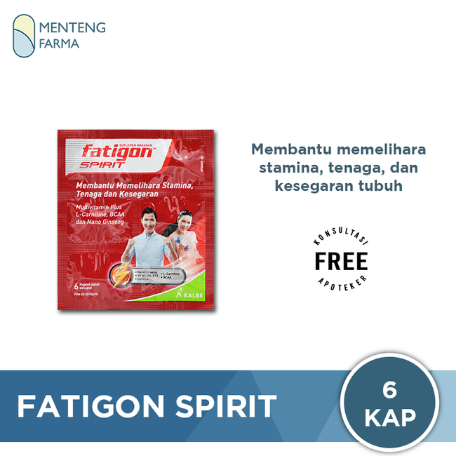 Fatigon Spirit - Multivitamin Penambah Energi dan Stamina Tubuh - Menteng Farma