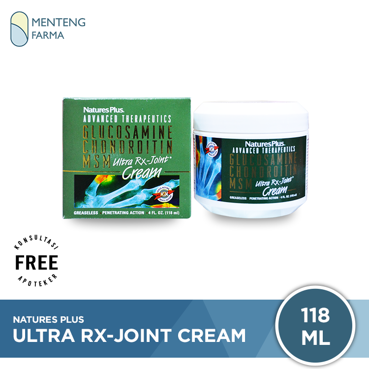 Natures Plus Ultra RX Joint Cream - Krim Pereda Nyeri Persendian - Menteng Farma