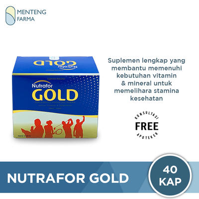 Nutrafor GOLD - Multivitamin untuk Stamina dan Kesehatan - Menteng Farma