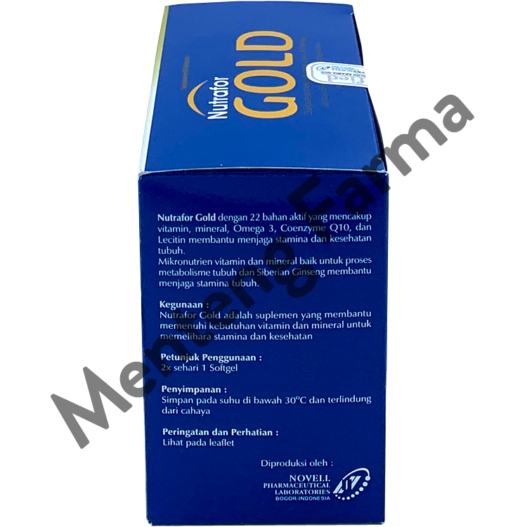 Nutrafor Nutrafor GOLD - Multivitamin untuk Stamina dan Kesehatan – Apotek