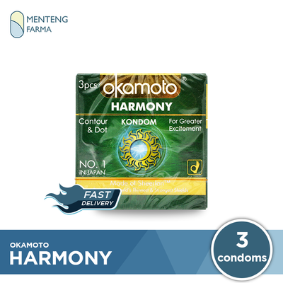 Kondom Okamoto Harmony - Isi 3 - Menteng Farma