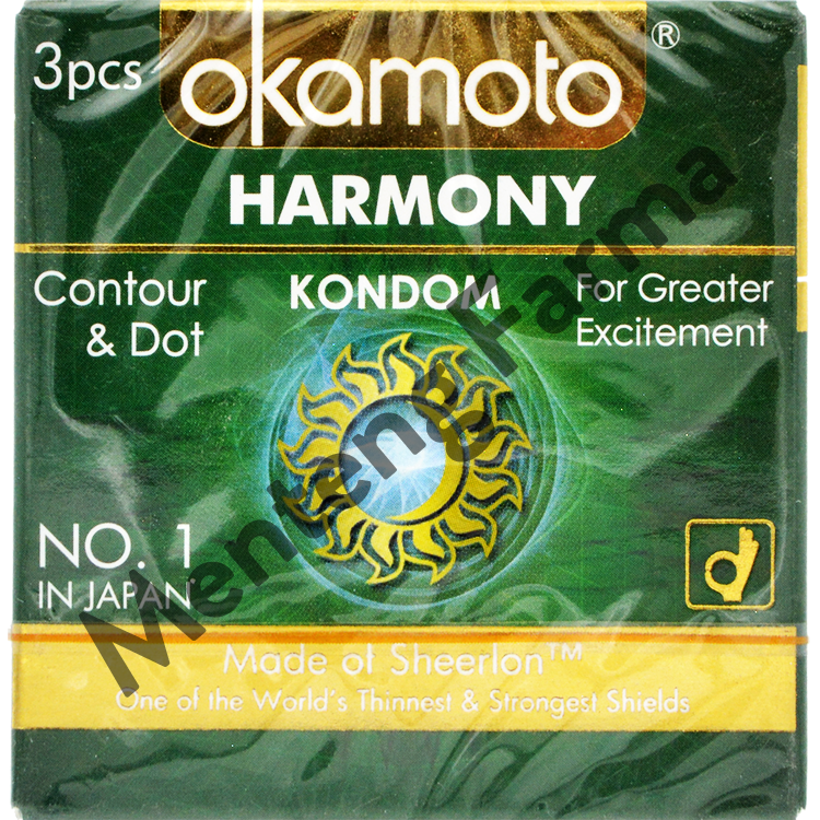 Kondom Okamoto Harmony - Isi 3 - Menteng Farma