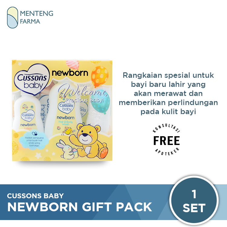 Cussons Baby Newborn Gift Pack - Hampers / Kado Bayi Newborn - Menteng Farma