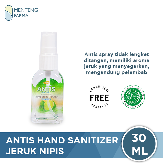 Antis Hand Sanitizer Spray 30 mL - Menteng Farma