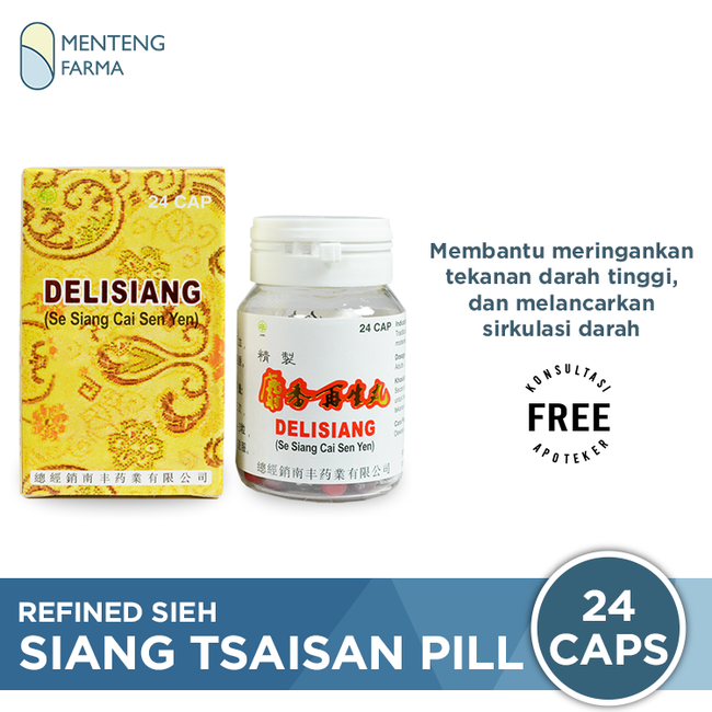 Refined Sieh Siang Tsaisan Pill (Delisiang) - Menteng Farma
