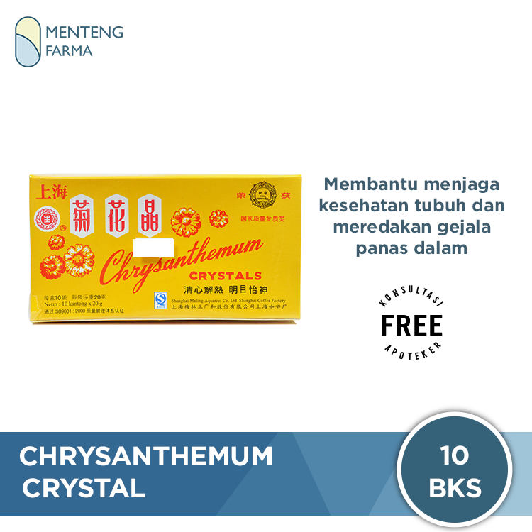 Chrysanthemum Crystals - Teh Kembang Pereda Panas Dalam - Menteng Farma