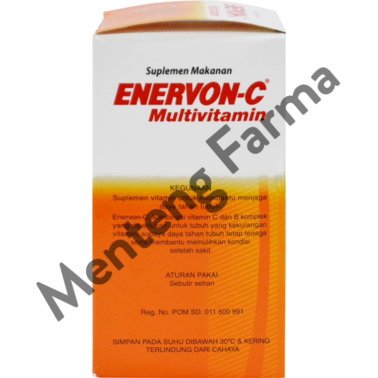 Enervon-C Multivitamin 30 Tablet - Multivitamin Daya Tahan Tubuh - Menteng Farma