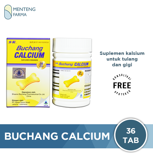 Buchang Calcium - Obat Vitamin / Suplemen Penguat Tulang - Menteng Farma