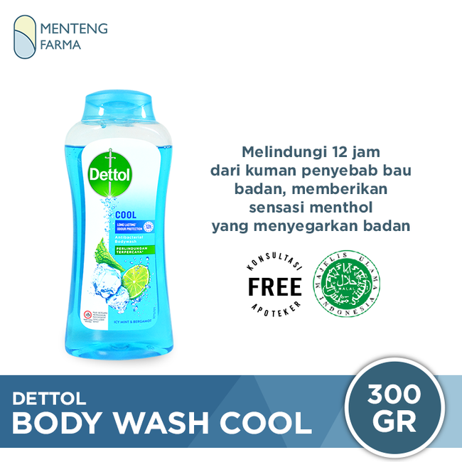 Sabun Mandi Cair Dettol ProFresh - Cool (300 Gram) - Menteng Farma