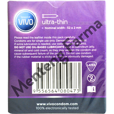 Kondom Vivo Ultra Thin - Menteng Farma