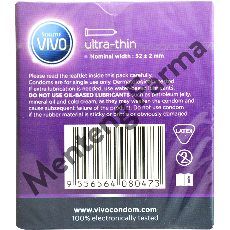 Kondom Vivo Ultra Thin - Menteng Farma