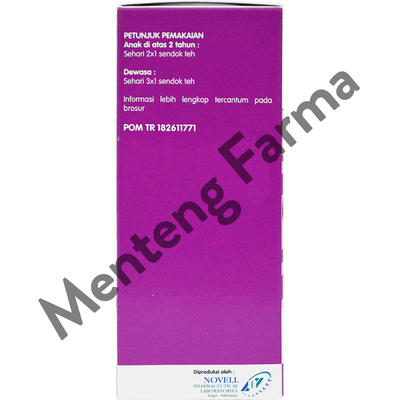 Egoji Sirup Rasa Anggur 50 mL - Suplemen Daya Tahan Tubuh Anak - Menteng Farma