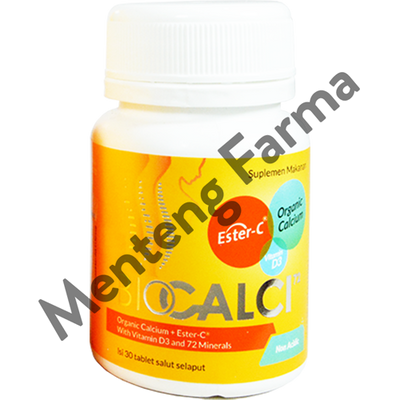 Bio Calci-72 Isi 30 Tablet - Suplemen Kalsium dan Vitamin D3 - Menteng Farma