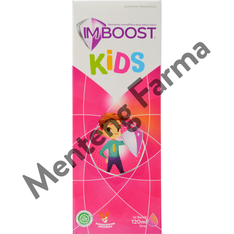 Imboost Kids Syrup 120 ML - Suplemen Penambah Daya Tahan Tubuh Anak - Menteng Farma