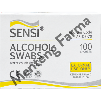 Sensi Alcohol Swabs / Tissue Alkohol Sensi - Menteng Farma