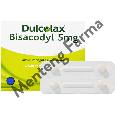 Dulcolax 5 Mg 4 Tablet - Obat Pencahar, Konstipasi, Sembelit - Menteng Farma