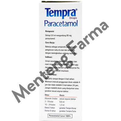 Tempra Drops 15 mL - Pereda Demam dan Nyeri Khusus Bayi 0 - 2 Tahun - Menteng Farma