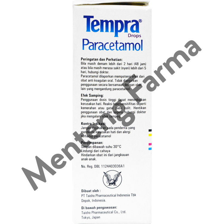 Tempra Drops 15 mL - Pereda Demam dan Nyeri Khusus Bayi 0 - 2 Tahun - Menteng Farma