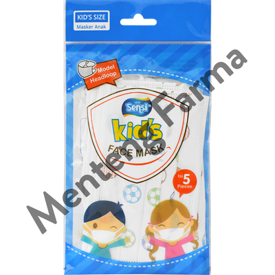 Sensi Kids Face Mask Headloop Isi 5 Pcs - Menteng Farma