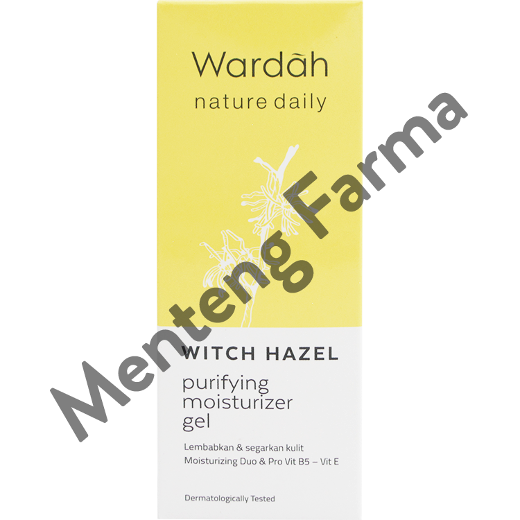 Wardah Nature Daily Witch Hazel Purifying Moisturizer Gel 40 ML - Menteng Farma