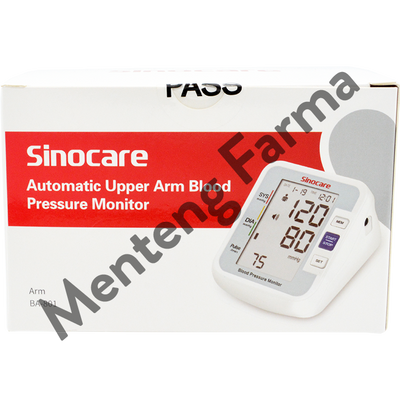 Sinocare Automatic Upper Arm Blood Pressure Monitor BA-801 - Tensimeter Digital - Menteng Farma