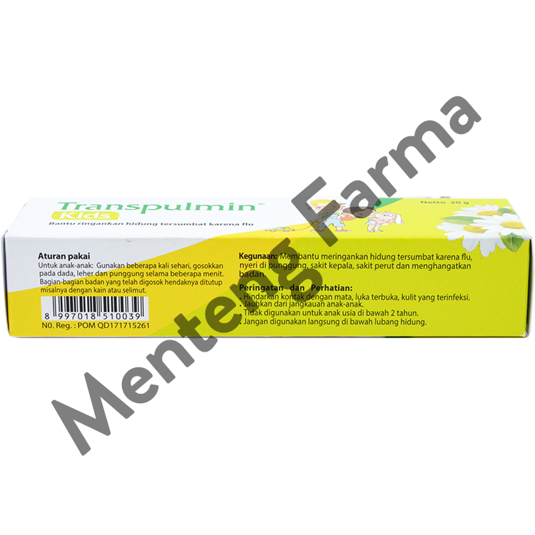 Transpulmin Kids Balsam 20 G - Pereda Hidung Tersumbat - Menteng Farma