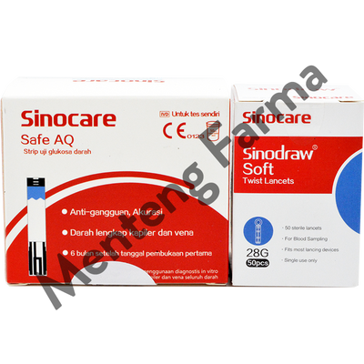 Sinocare Safe AQ Smart Alat Cek Gula Darah - Menteng Farma