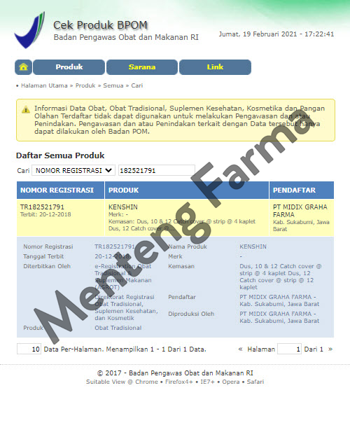 Kenshin 4 Kaplet - Obat Pereda Pegal Linu dan Nyeri Persendian - Menteng Farma