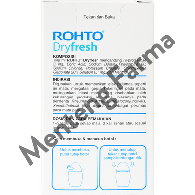 Rohto Dry Fresh 7 mL - Obat Tetes Mata Kering - Menteng Farma