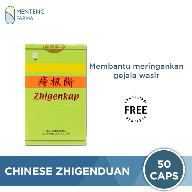 Chinese Zhigenduan (Zhigenkap) - Meringankan Gejala Wasir - Menteng Farma
