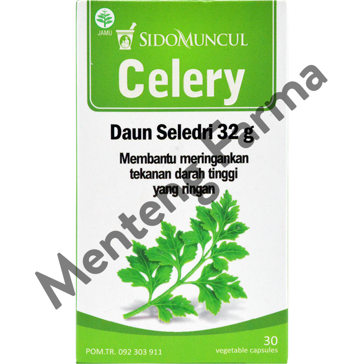 Sido Muncul Celery 30 Kapsul - Herbal Ekstrak Daun Seledri - Menteng Farma