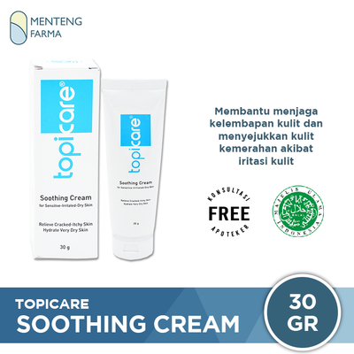 Topicare Soothing Cream 30 Gr - Krim Pelembab Kulit Kering Atopik - Menteng Farma