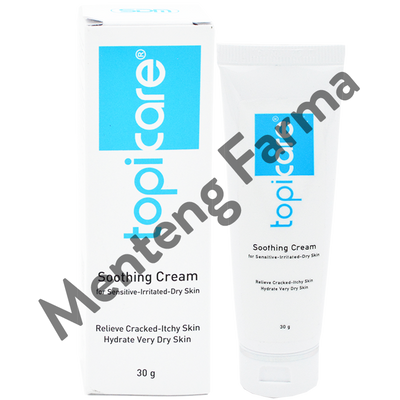 Topicare Soothing Cream 30 Gr - Krim Pelembab Kulit Kering Atopik - Menteng Farma