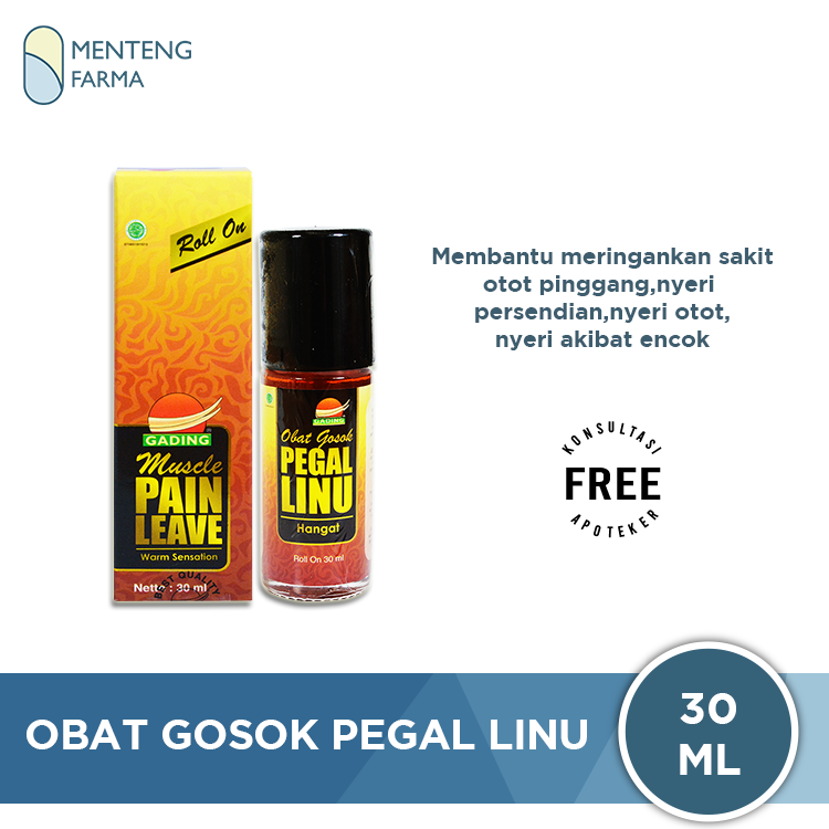 Obat Gosok Pegal Linu Cap Gading Roll On - Menteng Farma