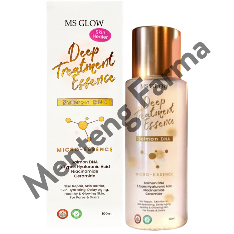 Ms Glow Deep Treatment Essence Salmon DNA 100 mL - Menteng Farma