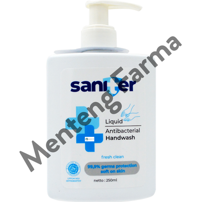 Saniter Handwash 250 ml - Sabun Cuci Tangan Antibacteri - Menteng Farma