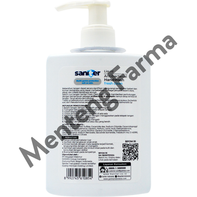 Saniter Handwash 250 ml - Sabun Cuci Tangan Antibacteri - Menteng Farma