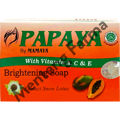 Sabun Papaya By Mamaya Anti Acne Soap 70 gr - Menteng Farma