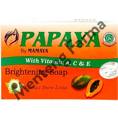 Sabun Papaya By Mamaya Anti Acne Soap 135 gr - Menteng Farma