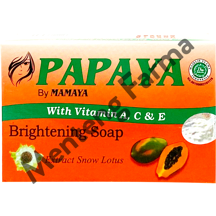 Sabun Papaya By Mamaya Anti Acne Soap 135 gr - Menteng Farma