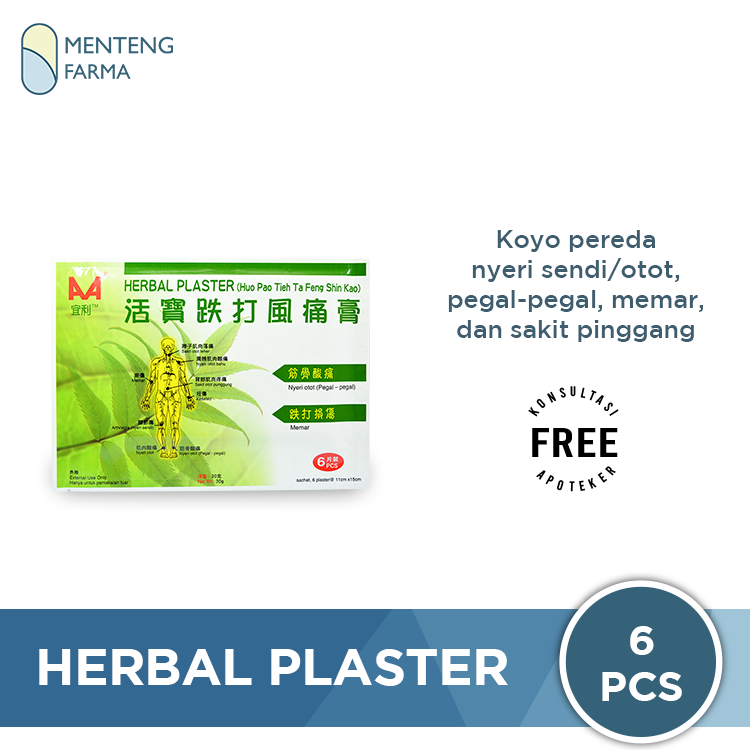 Herbal Plaster (Huo Pao Tieh Ta Feng Shin Kao) - Menteng Farma